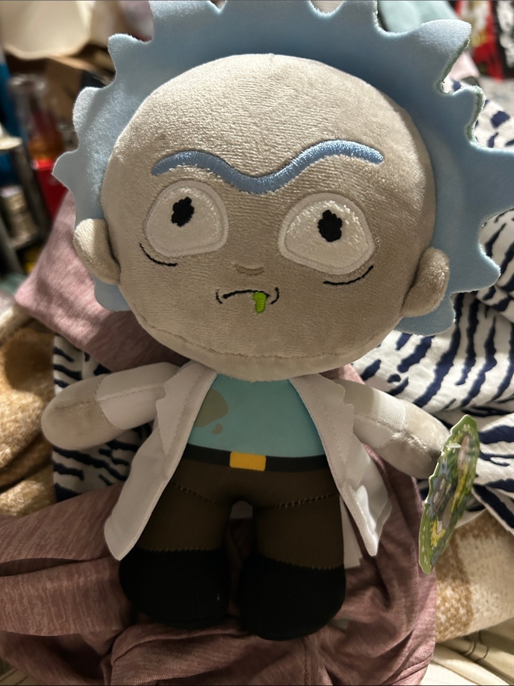 Rick Character from Rick & Morty Cartoon  JAZWARES  8” RICK 
NWT
